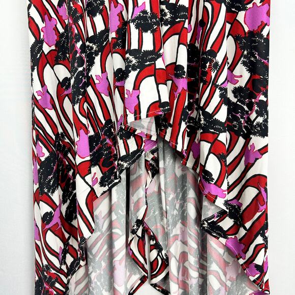 LA DoubleJ Martha Maxi Dress in Ant Farm Pink Crepe Jersey, Sz S - Picture 9 of 12